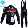 Tenue Maillot M/L + Collant à Bretelles Hiver Thermal Fleece Uae Emirates 2023 N001